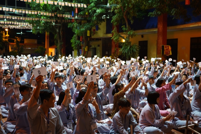 Hà Nội: Ngày thứ ba khóa tu 'Theo Phật, con hạnh phúc'